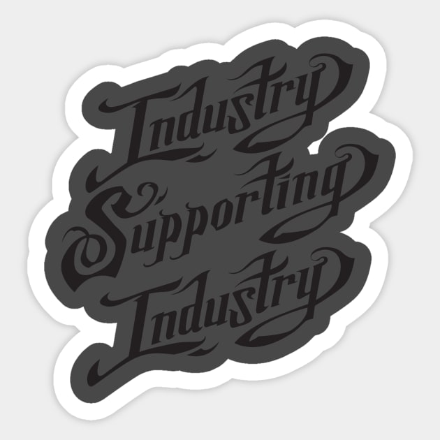 industry supporting industry Sticker by isi group